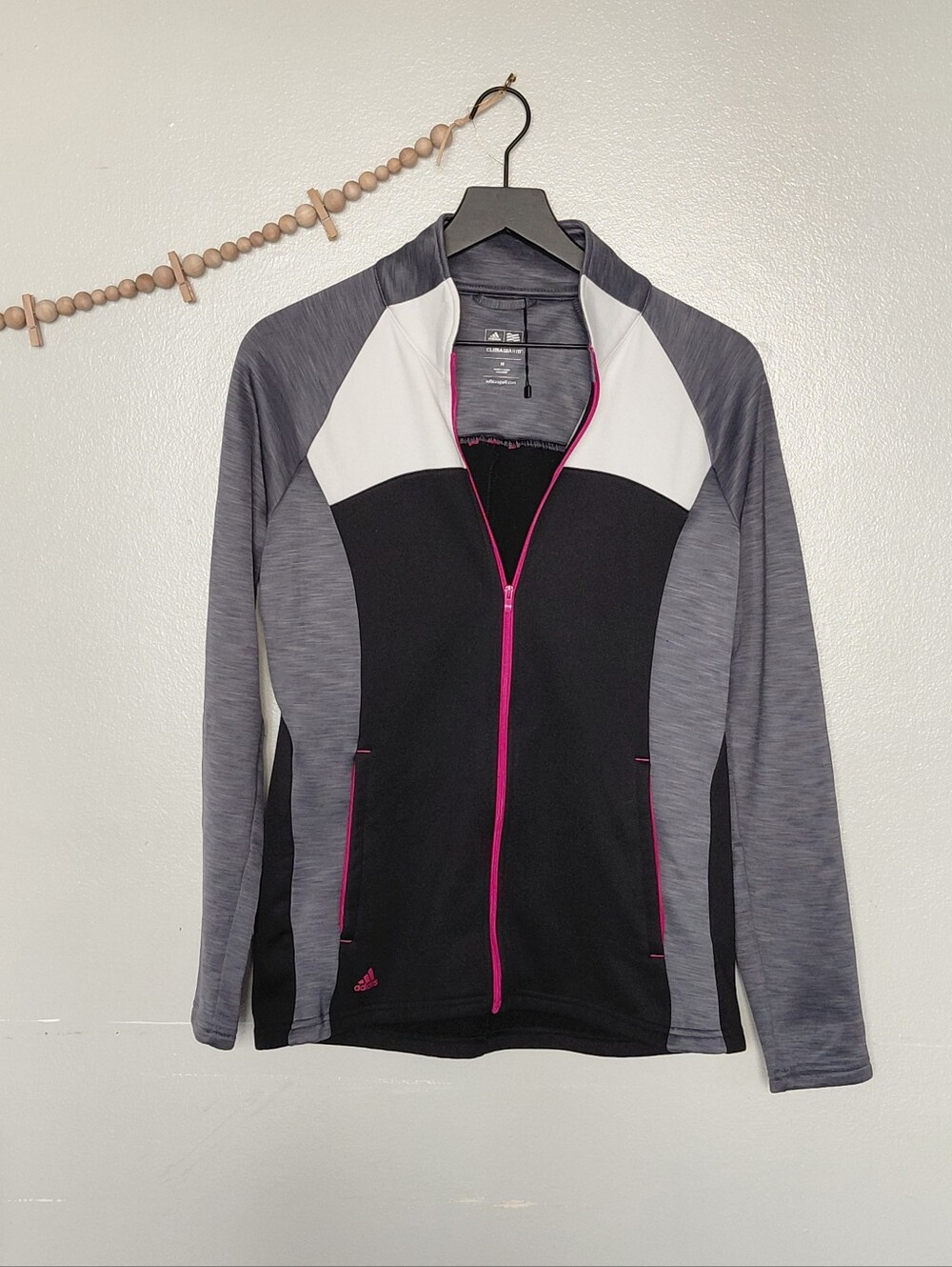 Adidas Golf Climawarm Colorblock Full-Zip Performance Jacket Medium NWOT